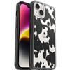Iphone 14 plus cow print clear magsafe case.