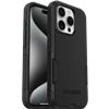 Black iPhone 15 Pro Commuter Series Case with discount info at the end.