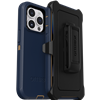 Get the iPhone 14 Pro Defender Series case in blue suede shoes.