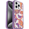 IPhone 15 Pro clear MagSafe case with butterfly design.