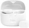 JBL Tune Buds true wireless noise-cancelling earbuds in white.