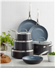 GreenPan Valencia Pro 11-piece ceramic non-stick cookware set in grey.