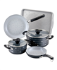 Monochrome 7 Piece Ceramic Nonstick Cookware Set