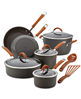 Rachael Ray Cucina 12-pc. hard-anodized nonstick cookware set - pumpkin.