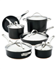 Nouvelle Copper Luxe Onyx Hard-Anodized Nonstick Cookware Set, 11 Piece