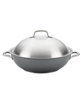 Anolon Accolade Forged Hard-Anodized Nonstick Wok with Lid, 13.5-Inch, Moonstone