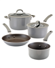 Rachael Ray Cook + Create Aluminum Nonstick Cookware, 6 Piece Set