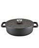 Farberware Disney 3qt black cast iron casserole.