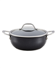 Anolon X 4 qt dark gray nonstick aluminum casserole pan with lid - 20% off.
