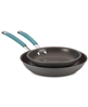 Cucina nonstick frying pan set (2 pieces) in Agave blue.
