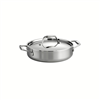 Tramontina Signature 3-Quart Tri-Ply Clad Stainless Steel Braiser with Lid