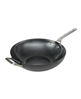 Saveur selects 14" nitri-black carbon steel wok.