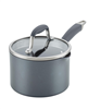 Anolon Advanced 2-Quart Hard-Anodized Nonstick Straining Saucepan - Moonstone.