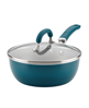Create Delicious Aluminum Nonstick Everything Pan, 3 Qt. - Teal Shimmer