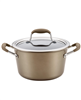 Advanced Home Hard-Anodized Nonstick 4.5-Qt. Tapered Saucepot