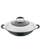 Anolon Advanced Home Hard-Anodized Nonstick Wok with Side Handles, 14" - Onyx