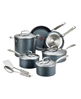Platinum Aluminum 12 Piece Nonstick Cookware Set with Induction Base
