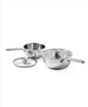 Mira Tri-Ply Stainless Steel 2 Piece Covered Chef's Pan Set