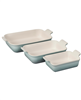Le Creuset set of 3 heritage bakers in sea salt.
