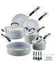 Farberware eco advantage 13-piece ceramic nonstick cookware set in gray is on discount.