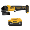 20-Volt Max XR lithium-ion brushless cordless grinder (4-1/2 in.-5 in.) with a premium 5.0Ah battery pack.