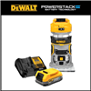 20V Max XR cordless brushless compact router and 20V Powerstack battery starter kit.