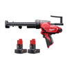 12V Lithium-Ion Cordless 10 oz. Adhesive and Caulk Gun with 3.0 Ah Battery Pack (2-Pack)