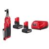 M12 FUEL 12V Lithium-Ion Brushless High Speed 3/8 in. Cordless Ratchet w/M12 XC 5.0 Ah Battery (2-Pack) Starter Kit