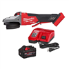 M18 FUEL 18V Lithium-Ion Brushless Cordless 5 in. Flathead Braking Grinder with Paddle Switch w/ 8. 0Ah Battery/Charger