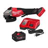 M18 FUEL ONE-KEY 18V Lith-Ion Brushless Cordless 4-1/2 in./6 in. Variable Speed Braking Grinder