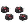 M18 18V 5.0Ah lithium-ion XC battery pack (4-pack) available with a discount.