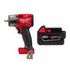 M18 FUEL GEN-2 18V Lithium-Ion Mid Torque Brushless Cordless 3/8 in. Impact Wrench with Friction Ring w/ 5.0 Ah Battery