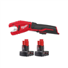 M12 12V Lithium-Ion Cordless Copper Tubing Cutter with 3.0 Ah Battery Pack (2-Pack)