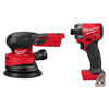 M18 18V Li-ion Brushless Cordless 5" Random Orbit Sander & 1/4" Impact Driver.