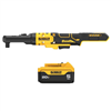 20V cordless ratchet (3/8" to 1/2") with 5.0Ah battery pack.