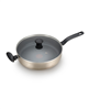 T-fal jumbo nonstick cookware with lid - champagne.