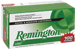 Remington UMC 230 JHP, 100 rounds, on discount.