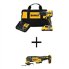 20V Lithium-Ion Cordless 1/2 in. Compact Hammer Drill and Brushless Oscillating Tool