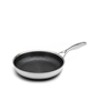 Livwell 10" diamondclad stainless steel aluminum core hybrid pan - silver, black, with a discount.