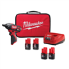 M12 12V Lithium-Ion Cordless 1/4 in. Hex Screwdriver Kit