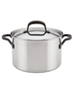 KitchenAid 5-Ply Clad Stainless Steel 6 Quart Induction Stockpot with Lid