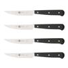 4-pc Zwilling porterhouse knife set in a beechwood box.