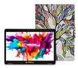 10.1" Octa Core 128GB Storage Android 15 Tablet with Tree Marble Case