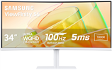 34" ViewFinity S65TC Ultra-WQHD 100Hz AMD FreeSync HDR10 Curved Monitor with Thunderbolt 4 and Built-in Speakers - WARM WHITE