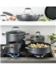 Anolon Advanced Home 11-Piece Hard-Anodized Nonstick Cookware Set - Moonstone, with a discount.