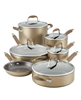 Anolon Advanced Home 11-Piece Hard-Anodized Nonstick Cookware Set - Bronze.