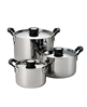 Tramontina TriPly Clad Stainless Steel 6 Pc Cookware Set