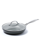 GreenPan Valencia Pro 10" Ceramic Non-Stick Covered Fry Pan - Grey