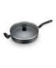 T-fal nonstick jumbo cooker with lid - black.
