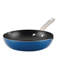10" blue Farberware nonstick aluminum frying pan.